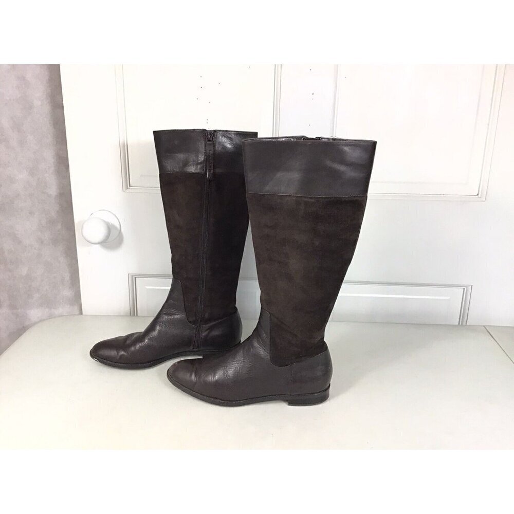 Calvin Klein Classic Leather Boots Womens 7 - Picture 6 of 9